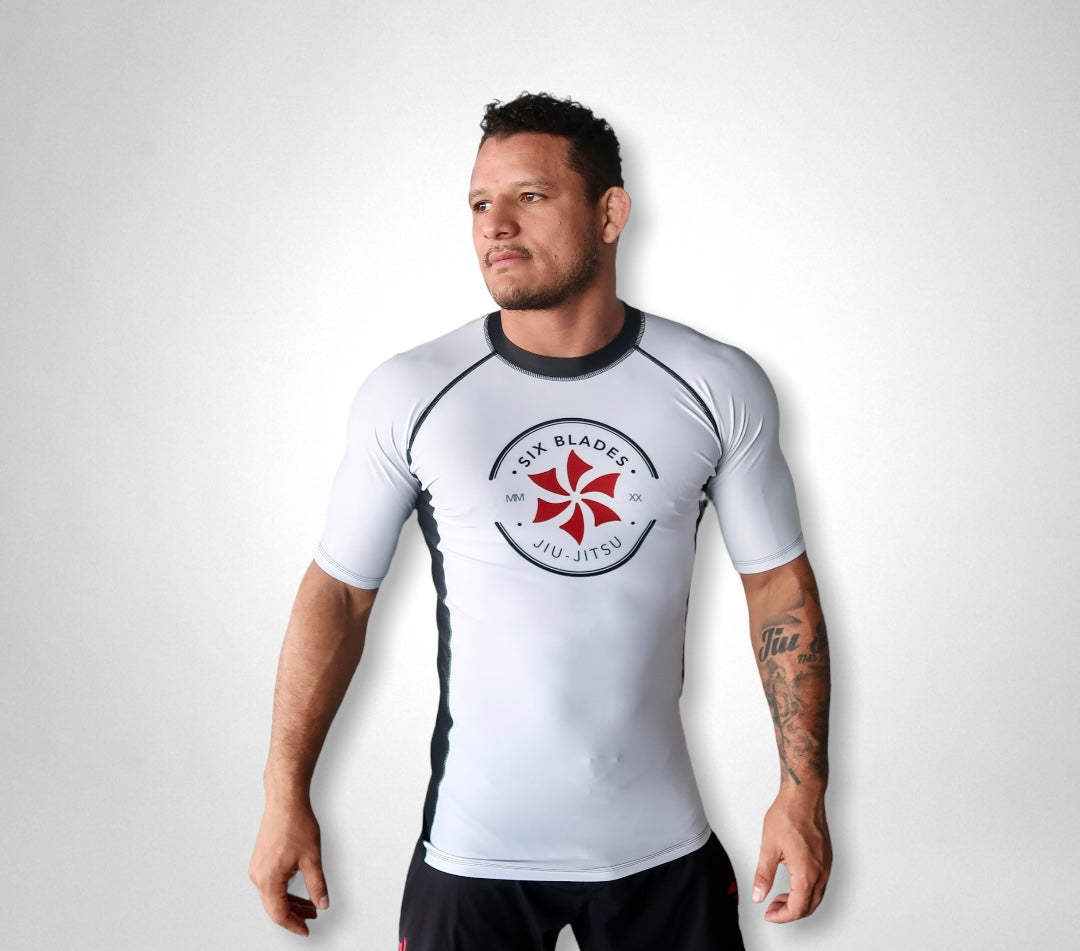 Six Blades Official Rash Guard - Short Sleeve