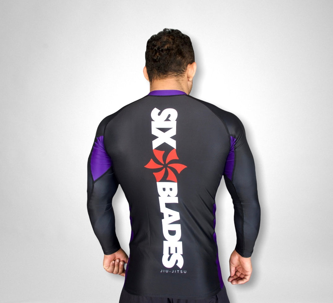 Six Blades Official Rash Guard - Long Sleeve