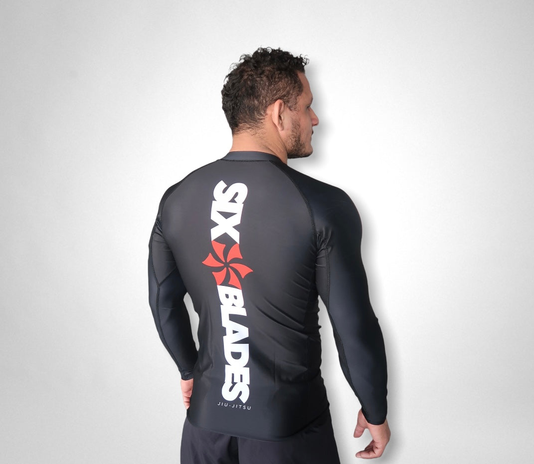 Six Blades Official Rash Guard - Long Sleeve