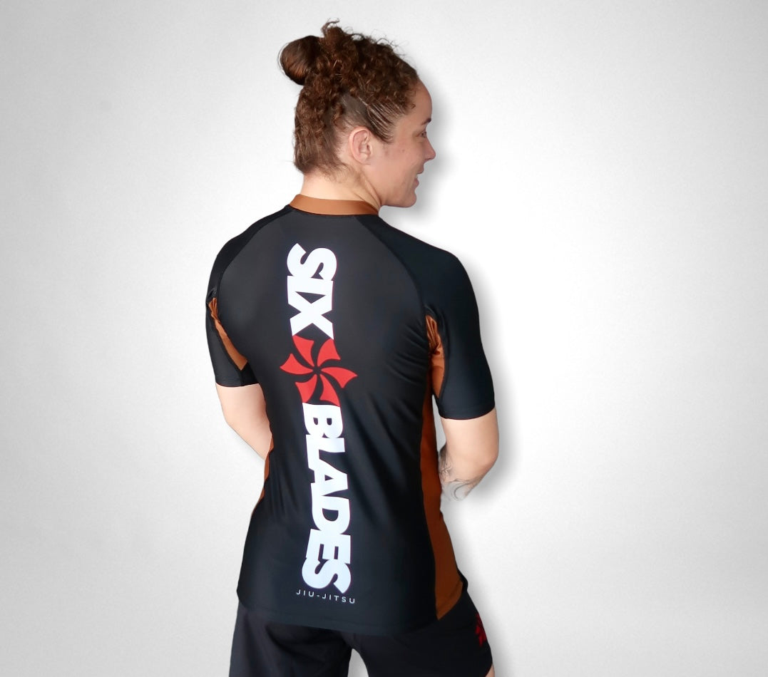 Six Blades Official Rash Guard - Short Sleeve