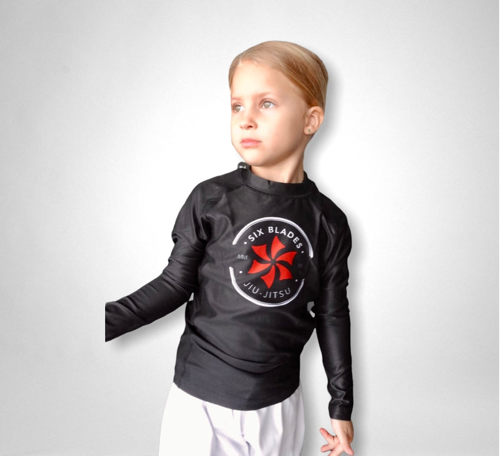 Six Blades Youth Rash Guard - Long Sleeve