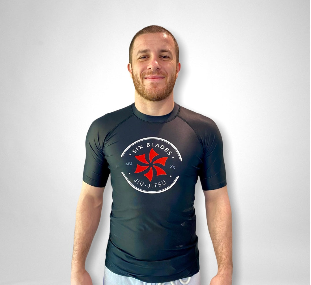 Six Blades Official Rash Guard - Short Sleeve