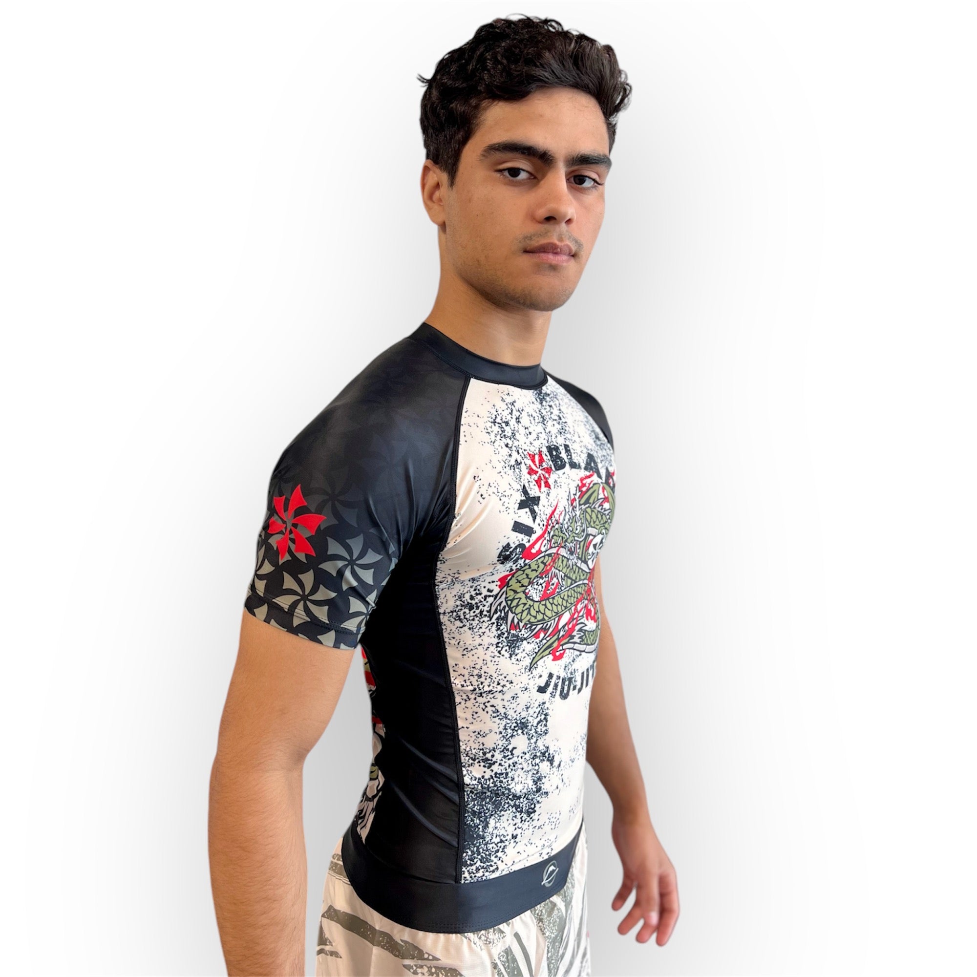 Six Blades Dragon Flex Lite Rash Guard - Short Sleeve