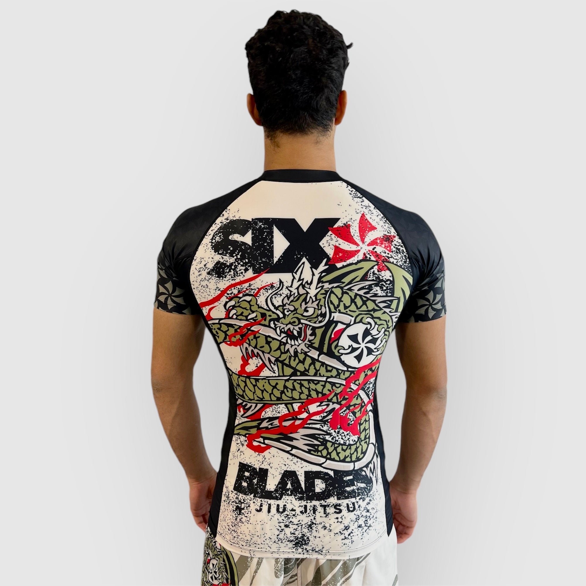 Six Blades Dragon Flex Lite Rash Guard - Short Sleeve