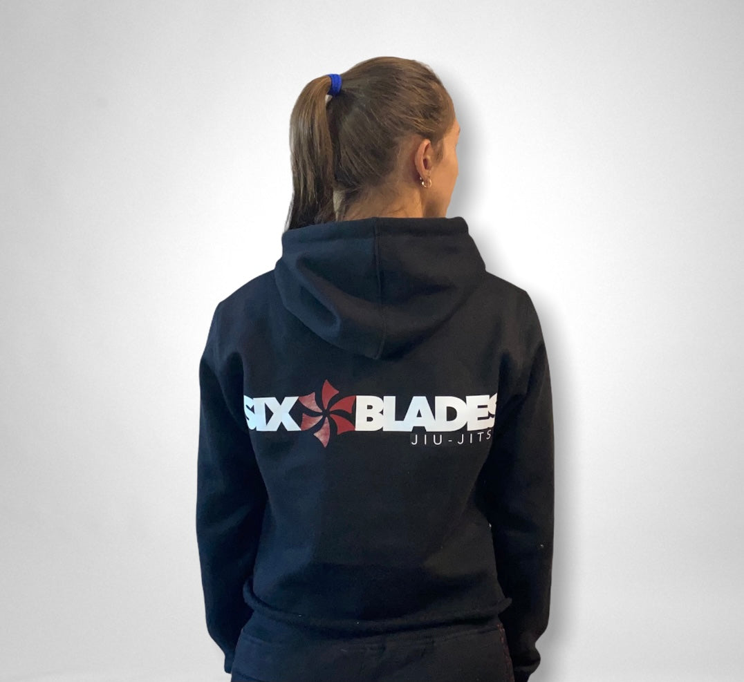 Six Blades Women’s Cropped Pullover Hoodie